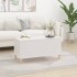 Mesa de centro madera contrachapada blanco 90x44,5x45