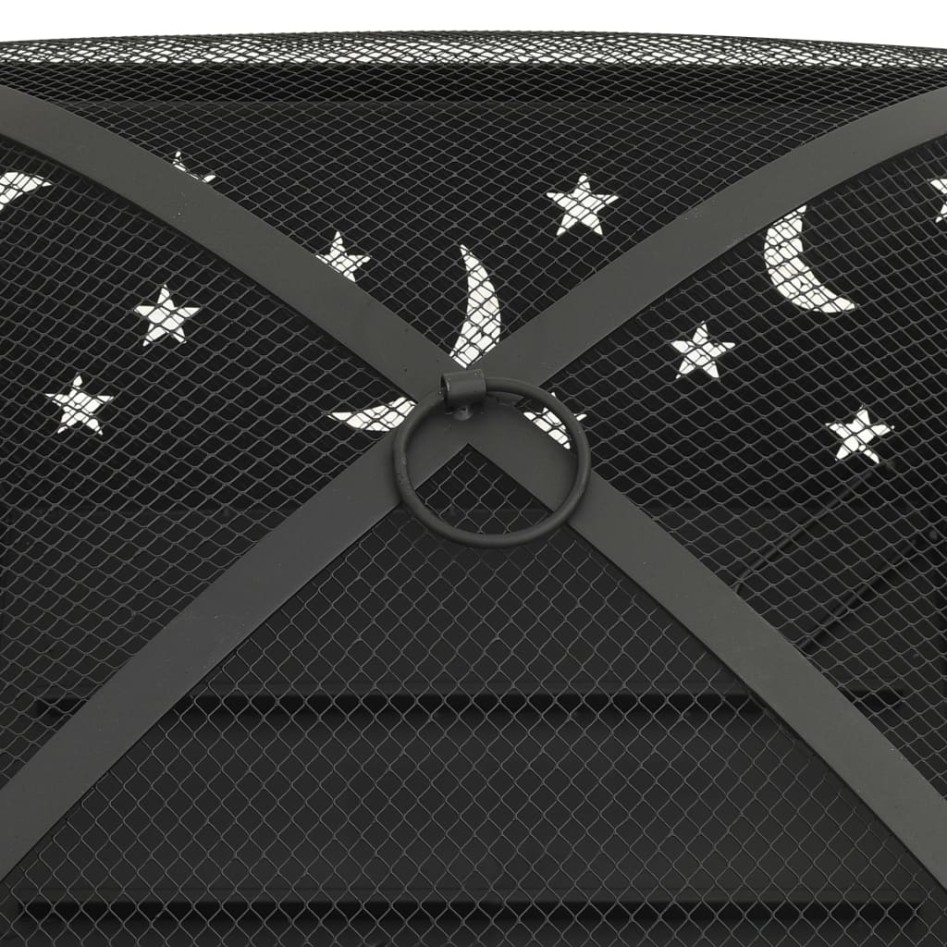 Brasero con atizador acero XXL 62