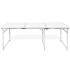 Mesita plegable de aluminio camping 180 x 60