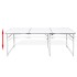 Mesita plegable de aluminio camping 180 x 60
