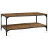 Mesa de centro madera contrachapada roble ahumado 80x50x40