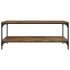 Mesa de centro madera contrachapada roble ahumado 80x50x40