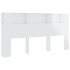 Mueble cabecero blanco brillante 200x18,5x104,5