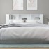 Mueble cabecero blanco brillante 200x18,5x104,5