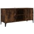 Mueble para TV con patas de metal roble ahumado 103,5x35x50