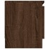 Mueble de TV con puerta roble marrón 102x30x36