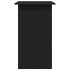Escritorio de madera contrachapada negro 80x45x74