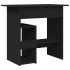 Escritorio de madera contrachapada negro 80x45x74