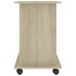 Mesa de ordenador madera contrachapada color roble 80x50x75