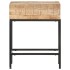 Mesa auxiliar de madera de mango maciza 40x30x50