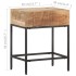 Mesa auxiliar de madera de mango maciza 40x30x50