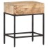 Mesa auxiliar de madera de mango maciza 40x30x50