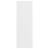 Mueble zapatero de madera contrachapada blanco 54x34x100,5
