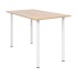 Mesa de comedor 120x60x73 cm color roble y
