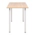 Mesa de comedor 120x60x73 cm color roble y