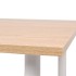 Mesa de comedor 120x60x73 cm color roble y