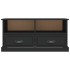 Mueble para TV madera contrachapada negro 93x35,5x45
