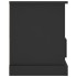 Mueble para TV madera contrachapada negro 93x35,5x45