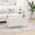 Mesa de centro madera contrachapada blanco brillo 90x44,5x45