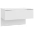 Mesitas de noche de pared 2 unidades blanco