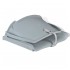 Asiento de barco con respaldo plegable sin cojín gris 48x51x41