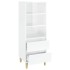 Aparador alto madera contrachapada blanco 40x36x110