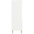 Aparador alto madera contrachapada blanco 40x36x110