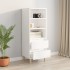 Aparador alto madera contrachapada blanco 40x36x110