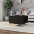 Mesa de centro madera contrachapada negro 55x55x36,5