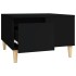 Mesa de centro madera contrachapada negro 55x55x36,5