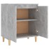 Aparador y patas madera contrachapada gris hormigón 60x35x70