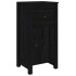 Aparador de madera maciza de pino negro 40x35x80
