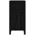 Aparador de madera maciza de pino negro 40x35x80