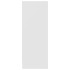 Mueble zapatero de madera contrachapada blanco 31,5x35x90