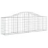 Cesta de gaviones forma arco hierro galvanizado 200x30x60/80