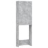 Armario de lavadora gris hormigón 64x25,5x190