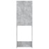Armario de lavadora gris hormigón 64x25,5x190