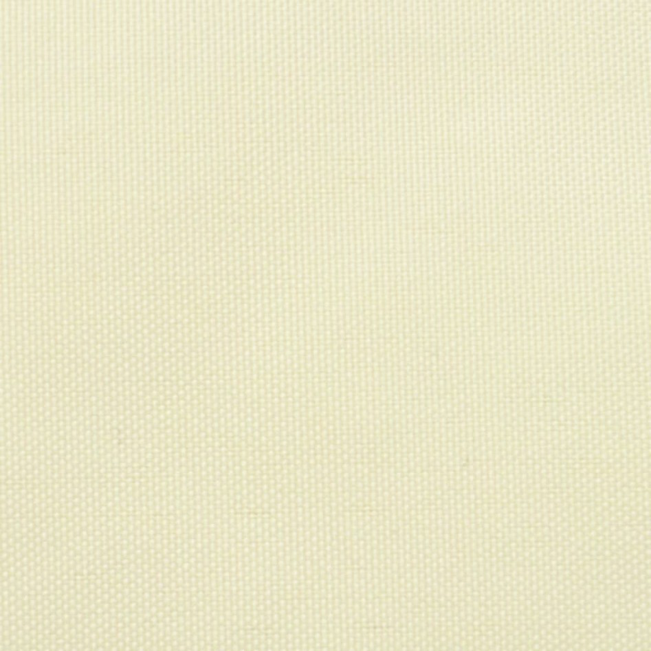 Toldo de vela trapezoidal tela oxford color crema 4/5x4