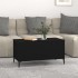 Mesa de centro madera contrachapada negro 90x44,5x45