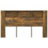 Mueble cabecero roble ahumado 180x18,5x104,5