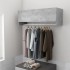 Armario de madera contrachapada gris hormigón 100x32,5x35