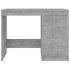 Escritorio de madera contrachapada gris hormigón 100x50x76