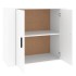 Aparador de madera contrachapada blanco 80x33x70