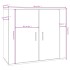 Aparador de madera contrachapada blanco 80x33x70