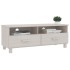 Mueble de TV HAMAR madera maciza de pino blanco 106x40x40