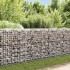 Muro de gaviones con cubiertas acero galvanizado 200x20x85