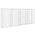 Muro de gaviones con cubiertas acero galvanizado 200x20x85