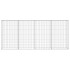 Muro de gaviones con cubiertas acero galvanizado 200x20x85
