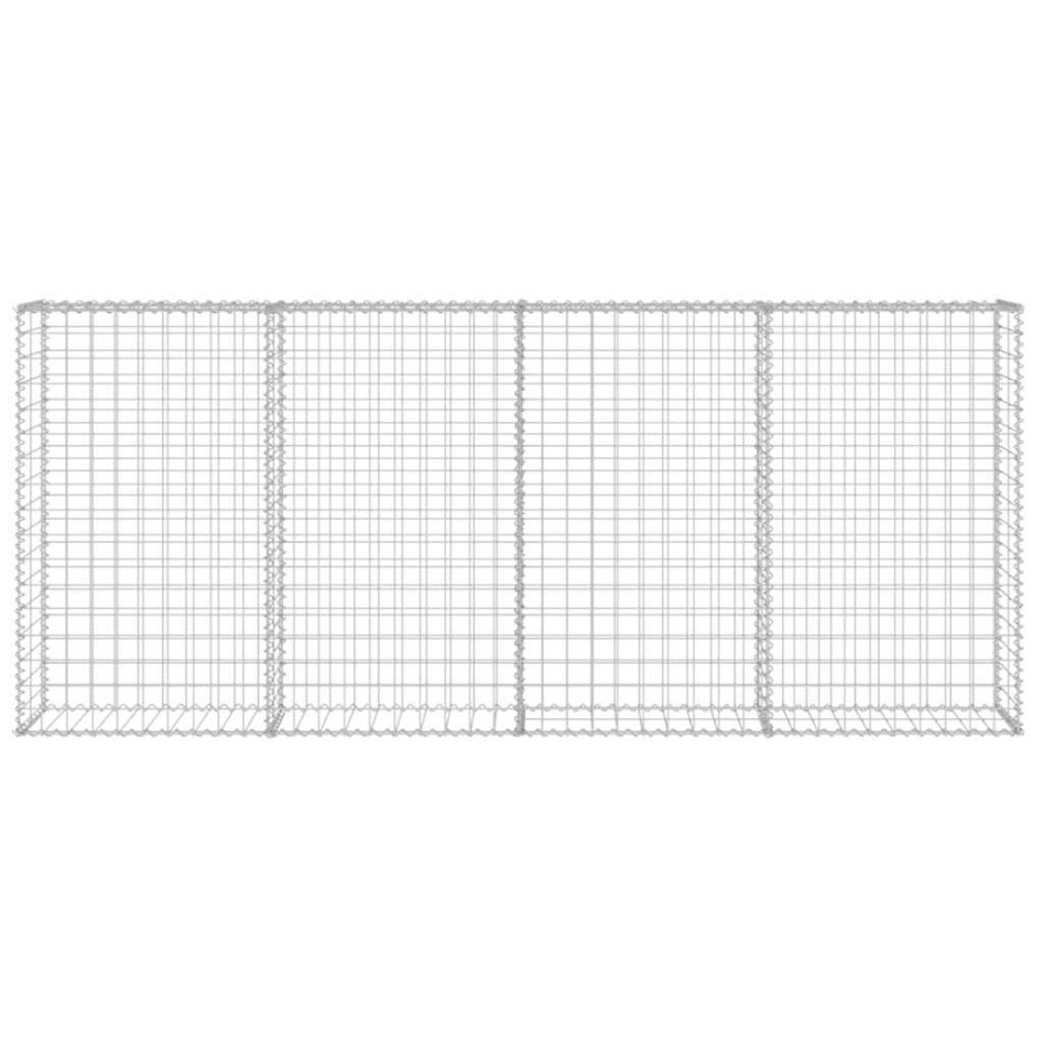 Muro de gaviones con cubiertas acero galvanizado 200x20x85