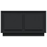 Mueble para TV madera contrachapada negro 80x35x45